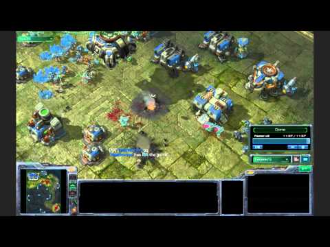 StarCraft 2 Cheese PvT Tank, Drops, and Dark Templar