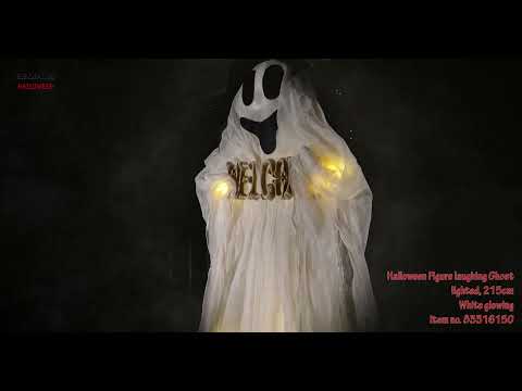 EUROPALMS Halloween Figur lachender Geist, beleuchtet, 215cm