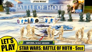 How to Play STAR WARS BATTLE OF HOTH Solo - Mission 1  |  Dale the Casual Gamer