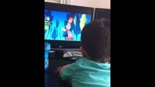 Ollie singing along to Watermelon by Justine Clarke