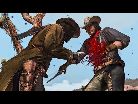 Hardcore Bounty Hunting Brutal Combat and Quickdraws | Red Dead Redemption