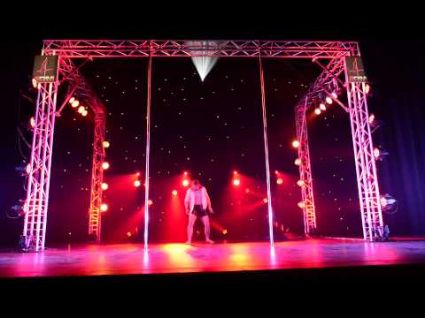 Mr Pole Fitness UK 2014 - Mens Theo Robertson