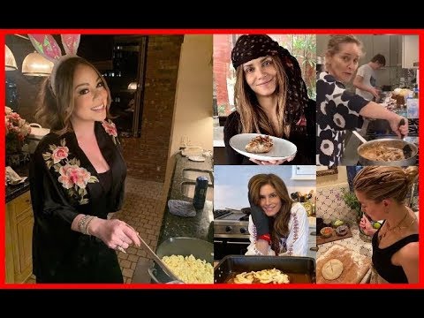 Quarantena in cucina delle star