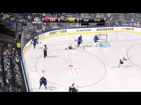 NHL 15 Penalty shot goal Sean Monahan #23 Calgary Flames online vs