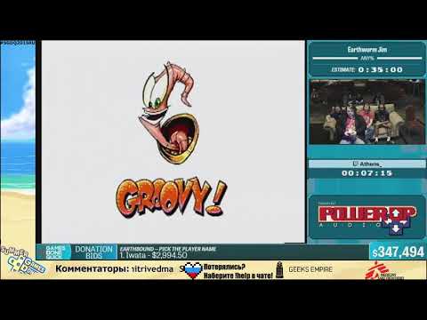 SGDQ 2015 Earthworm Jim Russian Restream