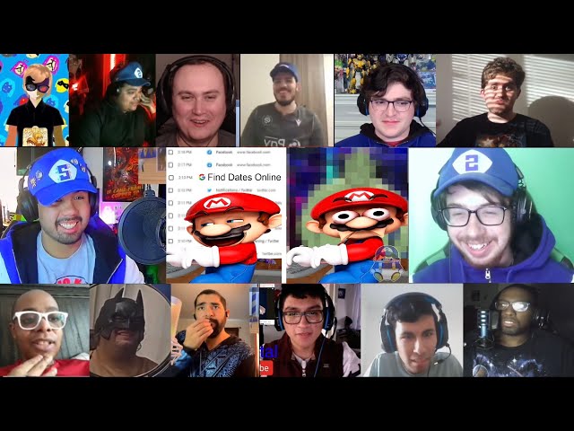 Mario Reacts To SMG4's Browser History Reaction Mashup