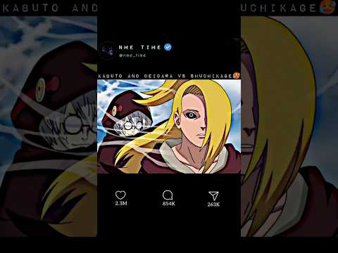 🥵 Kabuto and deidara vs shuchikage 🥵 #animedit #animeshorts #anime #trending