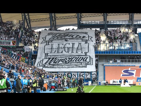 Ultras Legia Warszawa - oprawa w Poznaniu