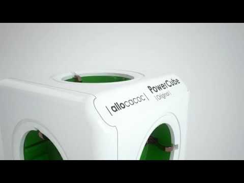Разветвитель ALLOCACOC PowerCube Original 1202GY/DEOUPC (серый)