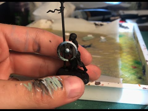 Painting NMM on skeleton warrior shield