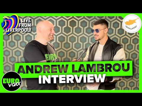 CYPRUS EUROVISION 2023: ANDREW LAMBROU - BREAK A BROKEN HEART (INTERVIEW)