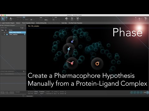 Create a Pharmacophore Hypothesis - Manually from a Protein-Ligand Complex