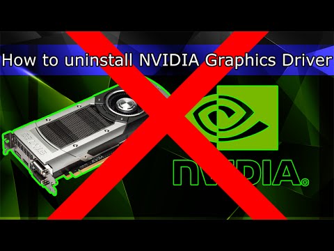 how to uninstall nvidia drivers and restore old drivers how to uninstall nvidia drivers and restore old drivers