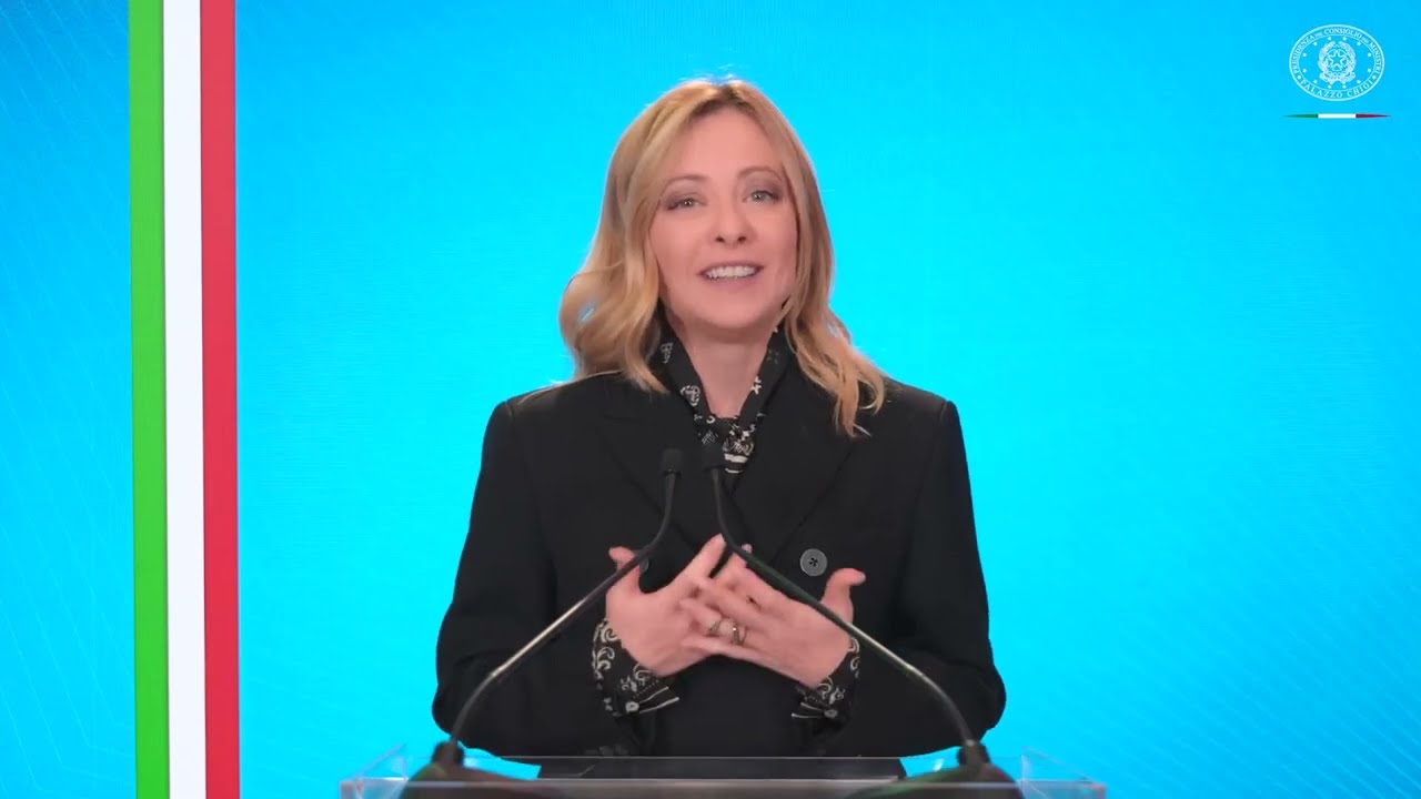 GIORGIA MELONI INTERVIENE ALLA CONFERENZA DELL’ITALOFONIA