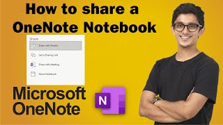 How to share a OneNote Notebook | Microsoft OneNote | OneNote Notebook | OneNote Basics | Tutorial