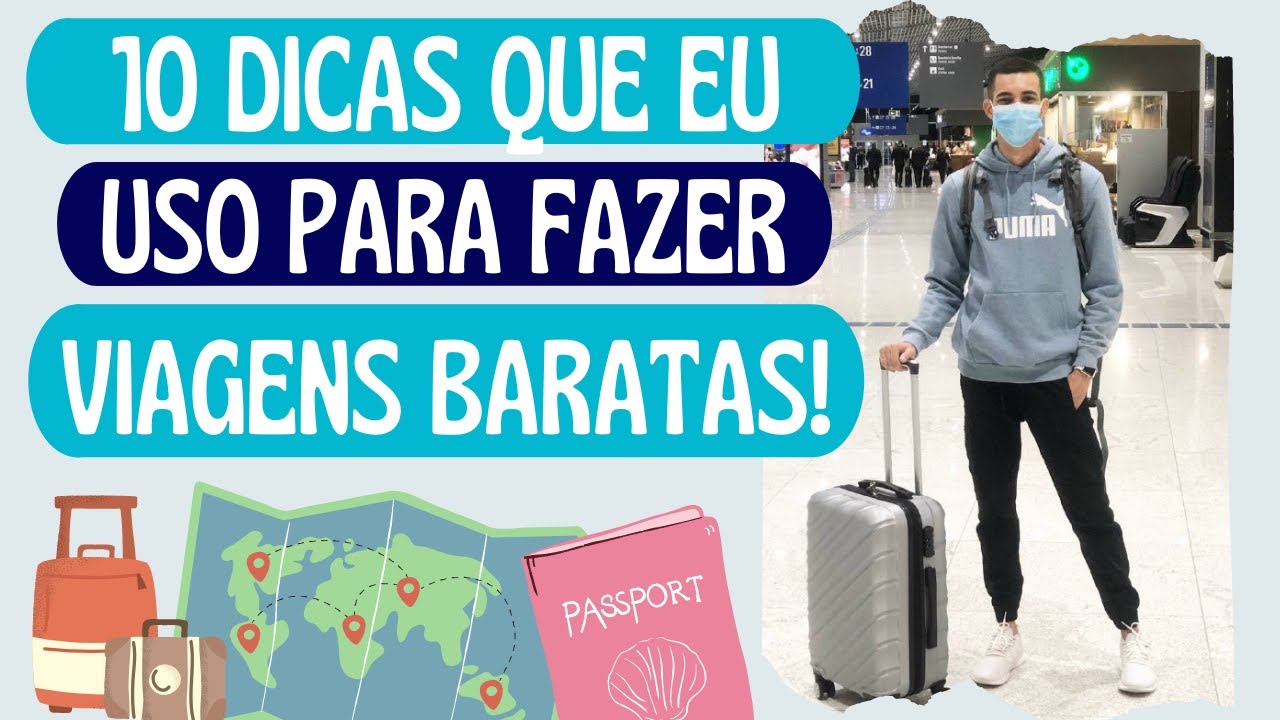 COMO PLANEJAR UMA VIAGEM BARATA | 10 dicas pra economizar nas viagens