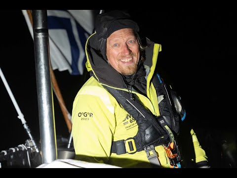 #OGR2023 Team Spirit of Helsinki (Finland) final leg Punta to Cowes UK-  3rd arrival Pontoon
