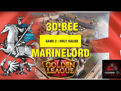 3D!BEE vs Marine Lord | Game 2 |$70.000 Golden League AOE 4