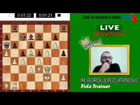 Grand-Prix i laka pobeda preko slabih polja | Uživo igranje partija | IM Zlatanovic Boroljub #41