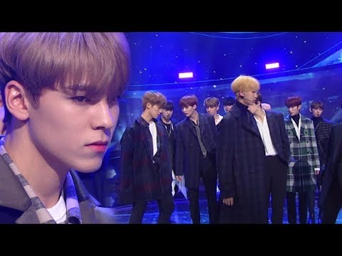 "Special Stage" SEVENTEEN (Seventeen) - @ Inkigayo popular writing @ hats pressing 20171210