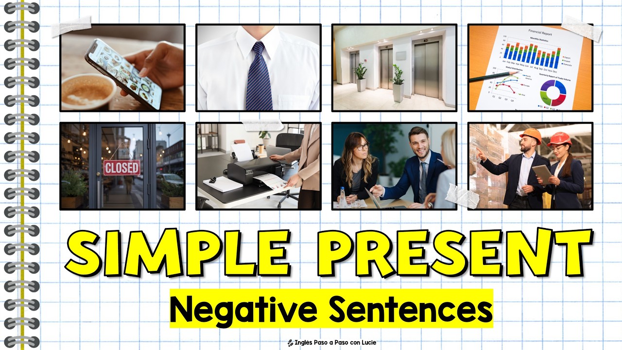 Oraciones Negativas en Presente Simple en Inglés