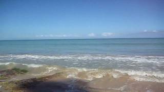 preview picture of video '31.03.2009 - Dom. Rep. - Halbinsel Samaná - Las Terrenas - Playa Cozon - Das Meer'