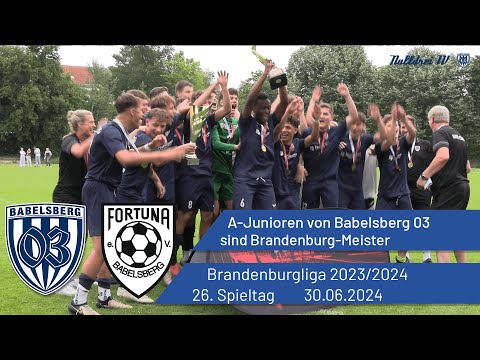 Brandenburg-Meister! | Begeisternde A-Junioren von Nulldrei | #nulldreitv | Brandenburgliga 2023/24