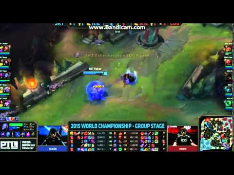 Faker(Ryze) vs pawn(TF) 1v1-S5 World Championship
