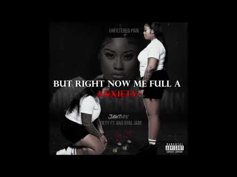 Jawdan Ft Bad Gyal Jade - Anxiety VISUALIZER Lyrics Video