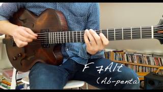 Jazz Guitar Mini Lesson # 12 - Pentatonic approach to a II V I