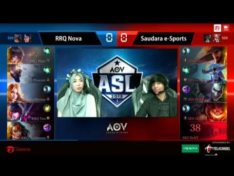 Big Match ASL 2018 RRQ NOVA Vs Saudara ESports Week 3 Arena Of Valor