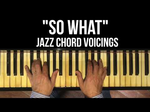 Cool Tips #4 "SO WHAT" Jazz Chord Voicings