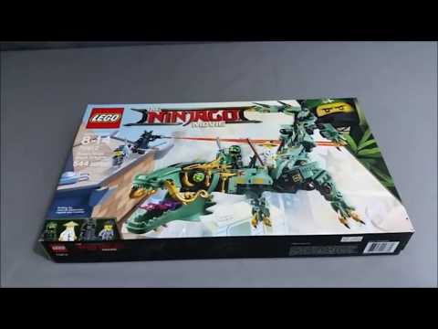 Lego Ninjago Movie Green Ninja Mech Dragon Review Set# 70612