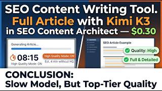Full Article with Kimi K3 via OpenRouter — $0.30