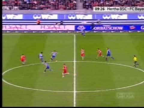 Hertha-Bayern - Simunic - starke Szene 14.02.09