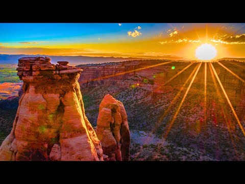 🌍 Travel the world – Flying over Colorado 4K 🌍