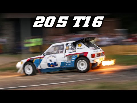 1986 Peugeot 205 T16 Group B - Shooting flames (Eifel rally 2018)