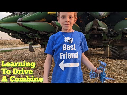 Young Farmer Learning To Drive A Combine | Harvest 2022 Day Twenty-One