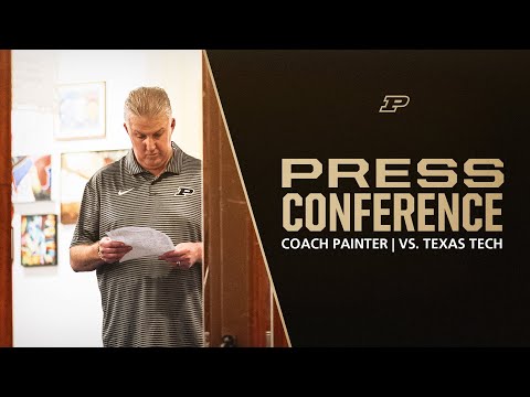 Coach Painter Postgame Press Conference vs. Texas Tech | Purdue Men's Basketball