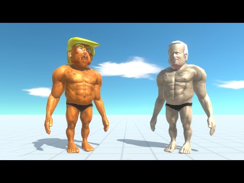TRUMP vs BIDEN - Animal Revolt Battle Simulator