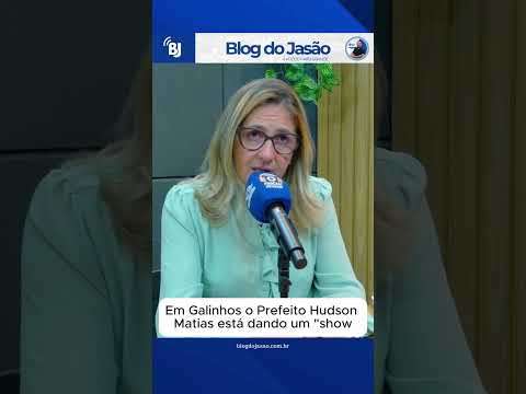 Em Galinhos o Prefeito Hudson Matias está dando um "Show"