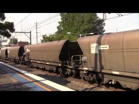3 CEY Locomotives Passing Sutherland Station, 20th October 2013