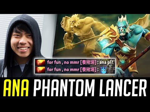 ANA Phantom Lancer is back! -- LEGENDARY HERO of him DOTA 2