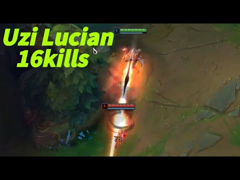 UZI LUCIAN VS SAMIRA , HIS LUCIAN IS SO CLEAN!