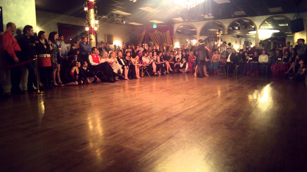 Facundo de la Cruz & Paola Sanz 2012 Tango Salon world champions perform at Milonga Luna.