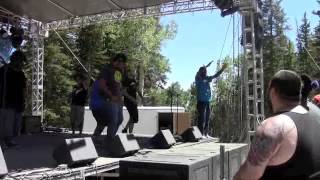 Freestyle with Grits Green and friends live at Roots of the Rocks 2013