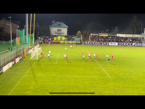 MKS Ząbkovia Ząbki 3-1 Marcovia Marki 23.03.2024 r. Mateusz Augustyniak gol na 2-1