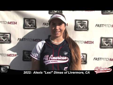 2022 Alexis "Lexi" Dimas Pitcher and First Base Softball Skills Video - AASA Pikas