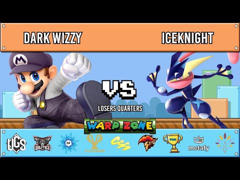 Warpzone  -  Losers Quarters  -  Dark Wizzy(Mario) Vs. IceKnight(Greninja)