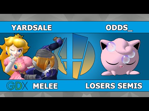 Smash @ GDX [Melee]  Yardsale (Ice Climbers, Sheik) vs Odds_ (Jigglypuff) - Losers semis